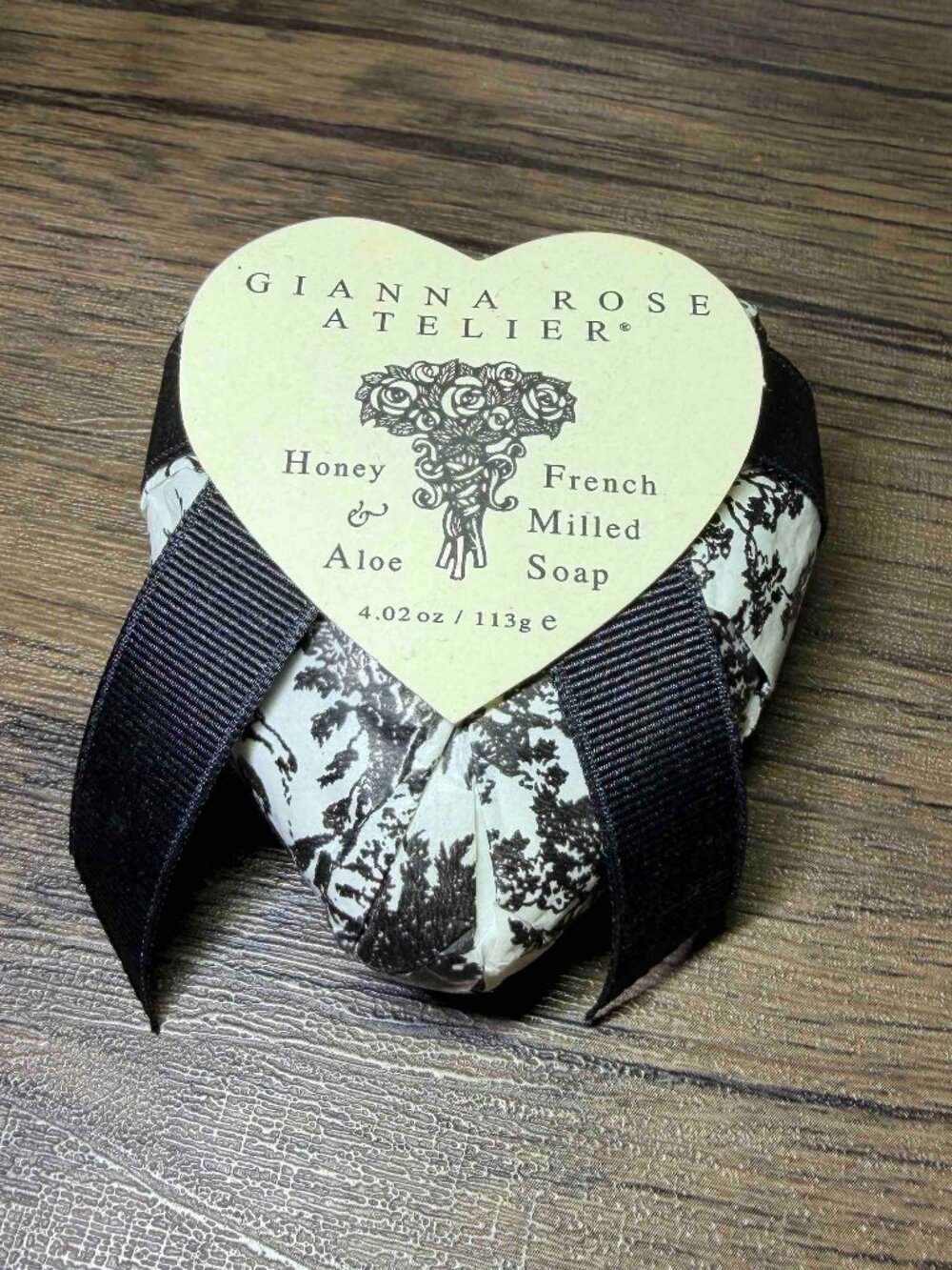 Gianna Rose Atelier Honey & Aloe French Milled Soap Heart Shape